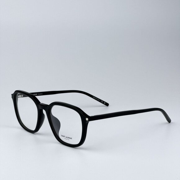 Saint Laurent SL726/F 001 BRAND NEW Eyeglasses Black Square BRAND NEW - Picture 1 of 9
